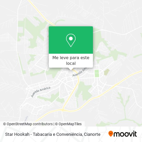 Star Hookah - Tabacaria e Conveniência mapa