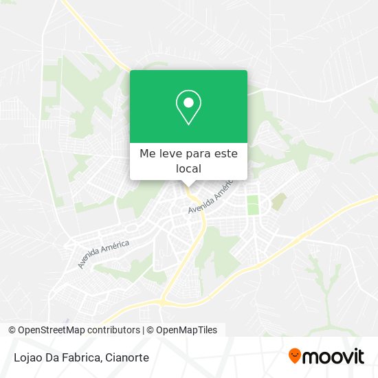 Lojao Da Fabrica mapa