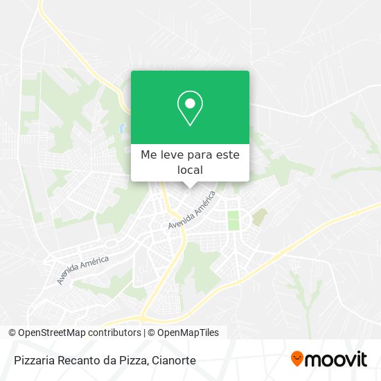 Pizzaria Recanto da Pizza mapa