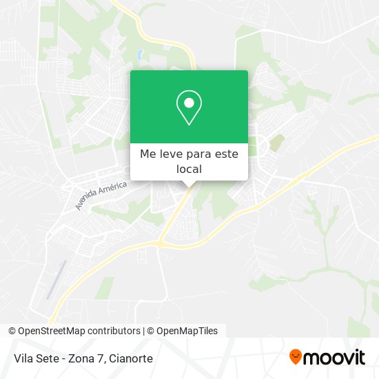 Vila Sete - Zona 7 mapa