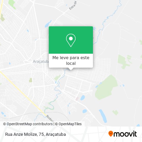 Rua Anze Molize, 75 mapa