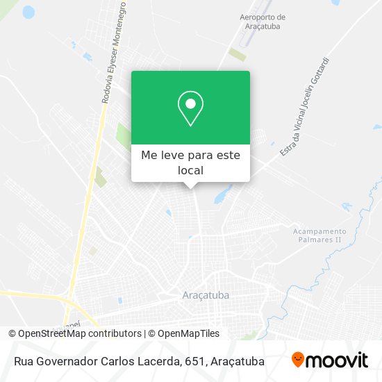 Rua Governador Carlos Lacerda, 651 mapa