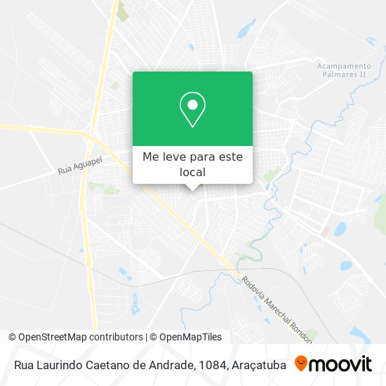Rua Laurindo Caetano de Andrade, 1084 mapa