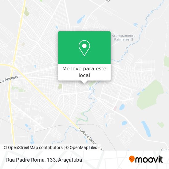 Rua Padre Roma, 133 mapa