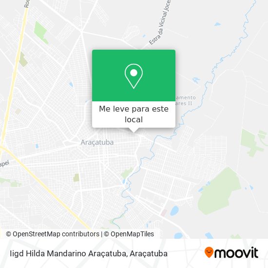 Iigd Hilda Mandarino Araçatuba mapa