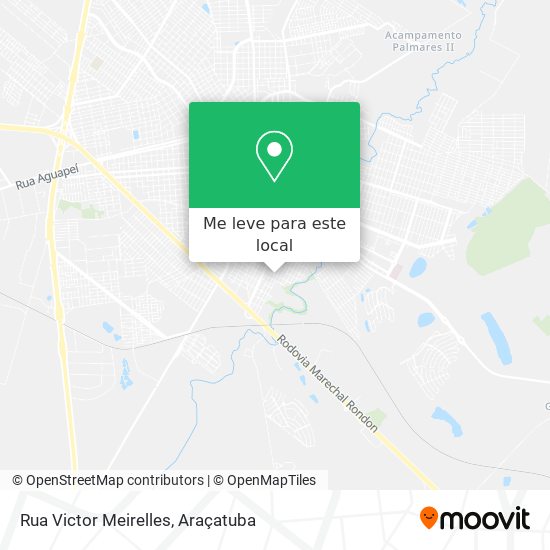 Rua Victor Meirelles mapa