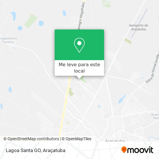 Lagoa Santa GO mapa