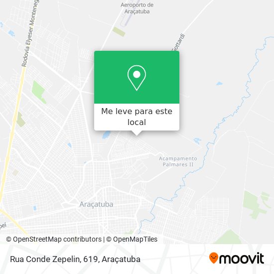 Rua Conde Zepelin, 619 mapa