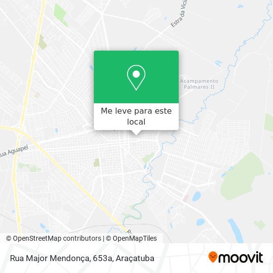Rua Major Mendonça, 653a mapa