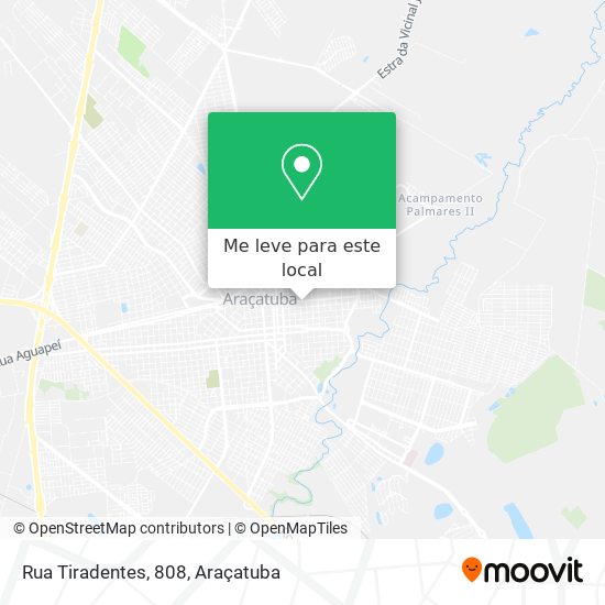 Rua Tiradentes, 808 mapa