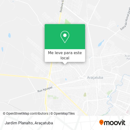 Jardim Planalto mapa