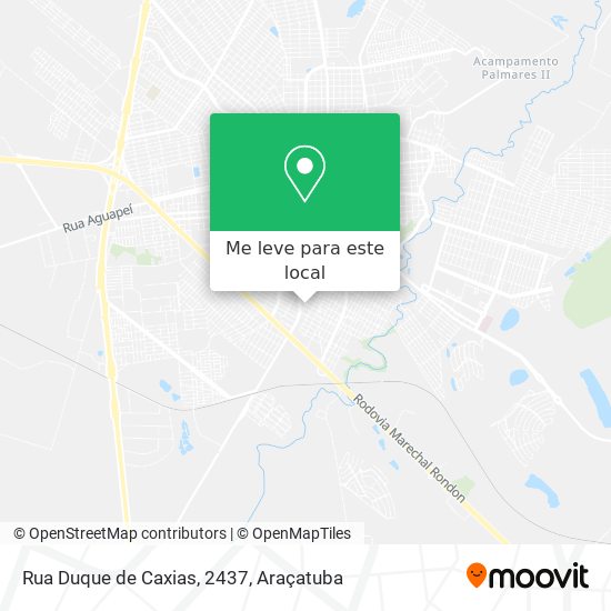 Rua Duque de Caxias, 2437 mapa