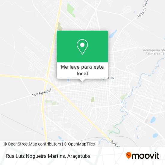 Rua Luiz Nogueira Martins mapa