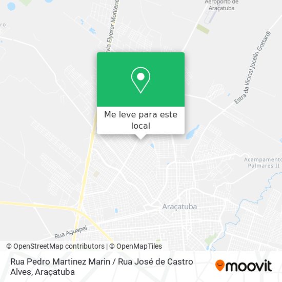 Rua Pedro Martinez Marin / Rua José de Castro Alves mapa