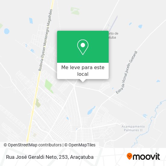 Rua José Geraldi Neto, 253 mapa