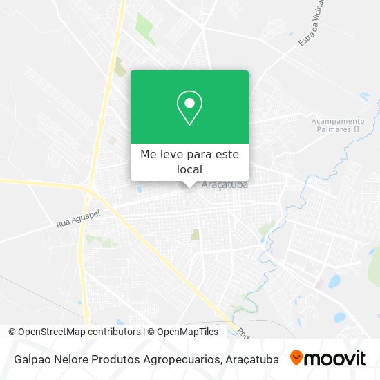 Galpao Nelore Produtos Agropecuarios mapa