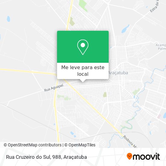 Rua Cruzeiro do Sul, 988 mapa