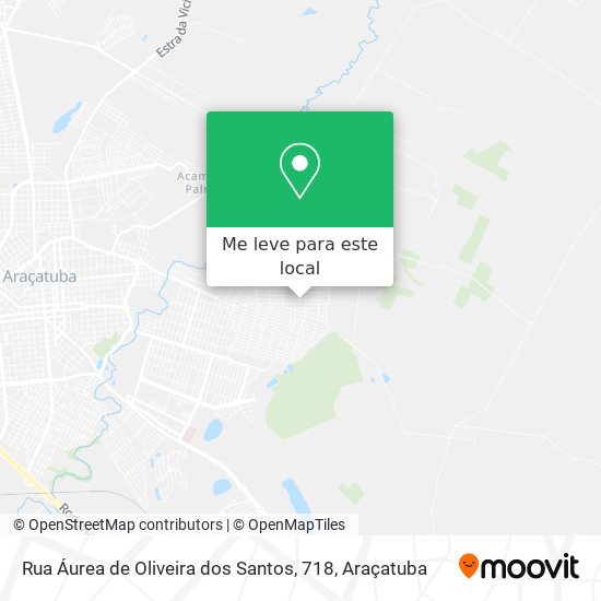 Rua Áurea de Oliveira dos Santos, 718 mapa