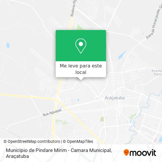 Municipio de Pindare Mirim - Camara Municipal mapa