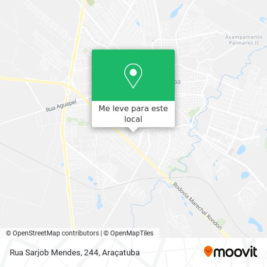 Rua Sarjob Mendes, 244 mapa