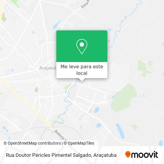 Rua Doutor Péricles Pimentel Salgado mapa