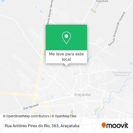 Rua Antônio Pires do Rio, 363 mapa