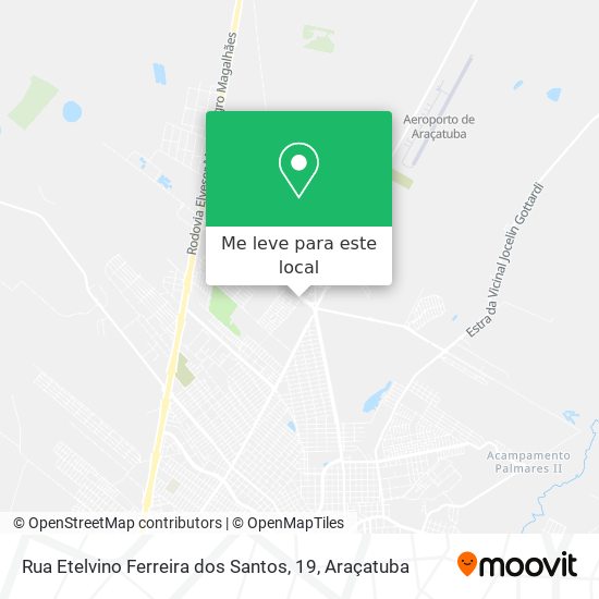 Rua Etelvino Ferreira dos Santos, 19 mapa