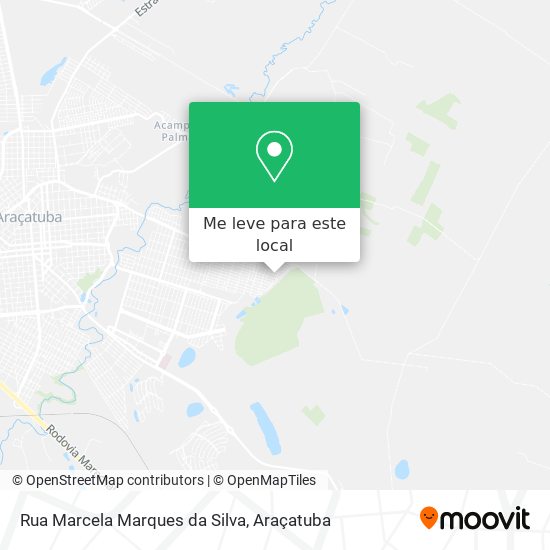 Rua Marcela Marques da Silva mapa