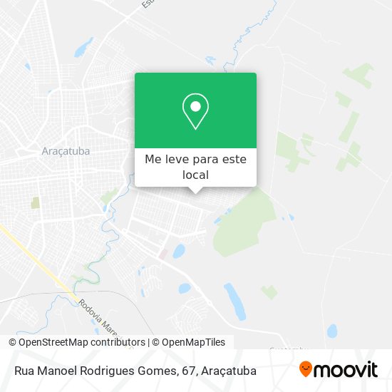 Rua Manoel Rodrigues Gomes, 67 mapa