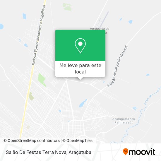 Salão De Festas Terra Nova mapa