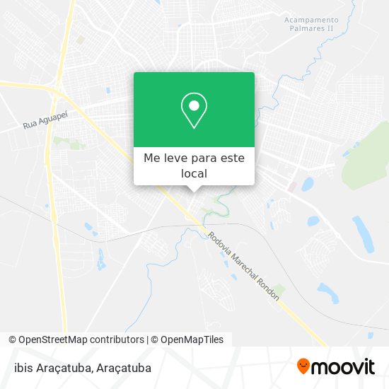 ibis Araçatuba mapa