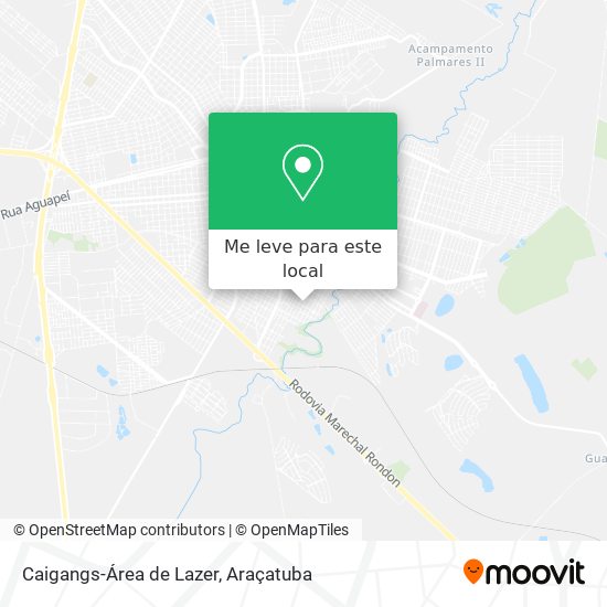 Caigangs-Área de Lazer mapa