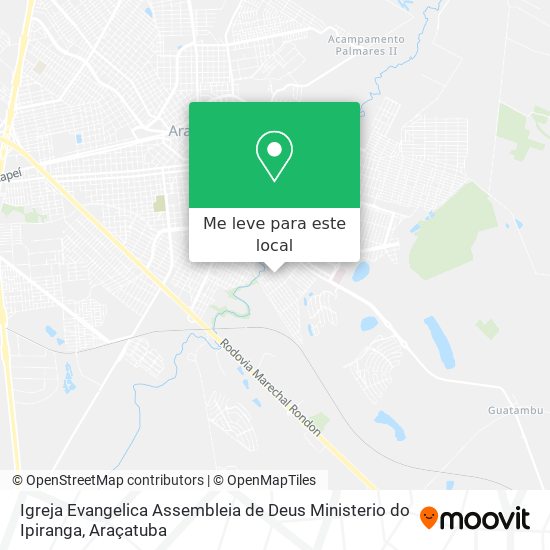 Igreja Evangelica Assembleia de Deus Ministerio do Ipiranga mapa