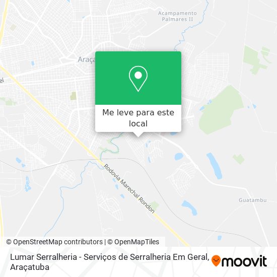 Lumar Serralheria - Serviços de Serralheria Em Geral mapa