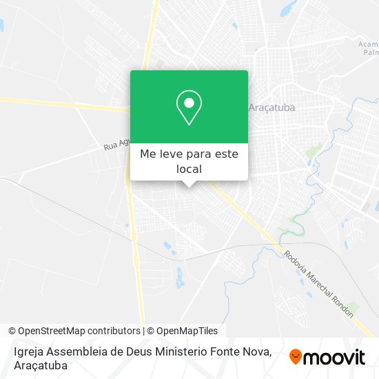 Igreja Assembleia de Deus Ministerio Fonte Nova mapa