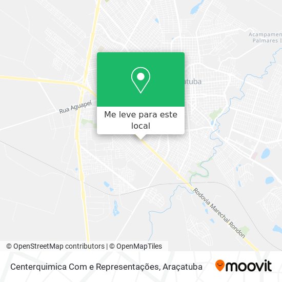 Centerquimica Com e Representações mapa