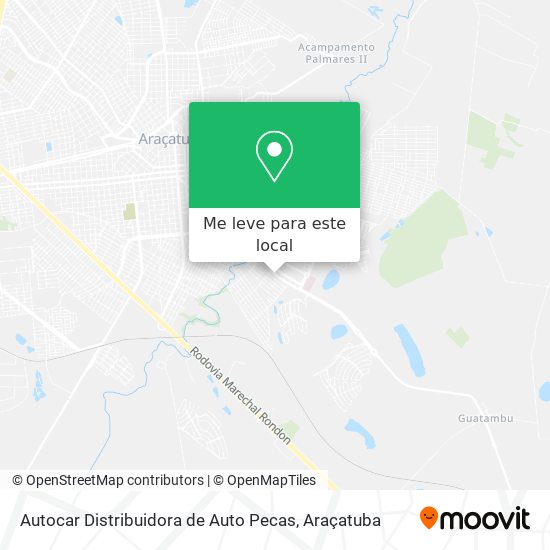 Autocar Distribuidora de Auto Pecas mapa