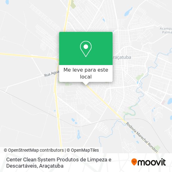 Center Clean System Produtos de Limpeza e Descartáveis mapa