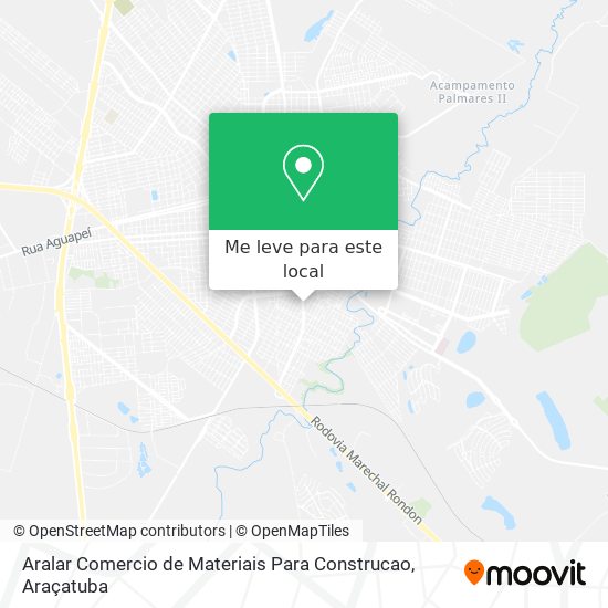 Aralar Comercio de Materiais Para Construcao mapa