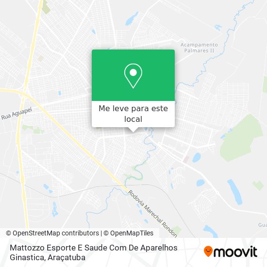 Mattozzo Esporte E Saude Com De Aparelhos Ginastica mapa