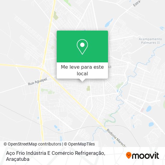 Aço Frio Indústria E Comércio Refrigeração mapa