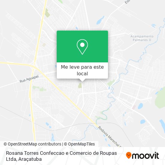 Rosana Torres Confeccao e Comercio de Roupas Ltda mapa