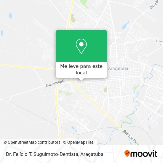 Dr. Felício T. Suguimoto-Dentista mapa