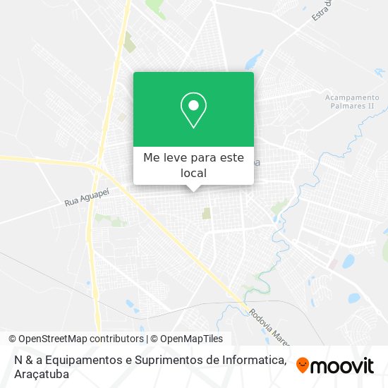 N & a Equipamentos e Suprimentos de Informatica mapa