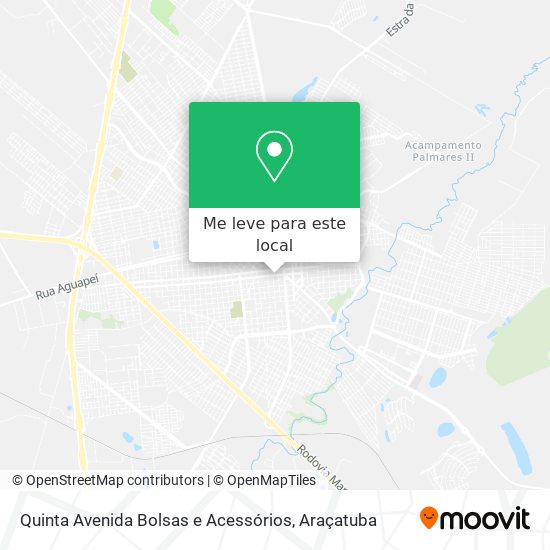 Quinta Avenida Bolsas e Acessórios mapa