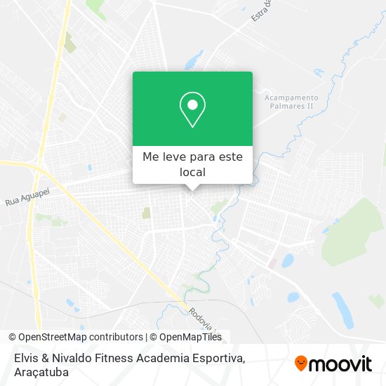 Elvis & Nivaldo Fitness Academia Esportiva mapa