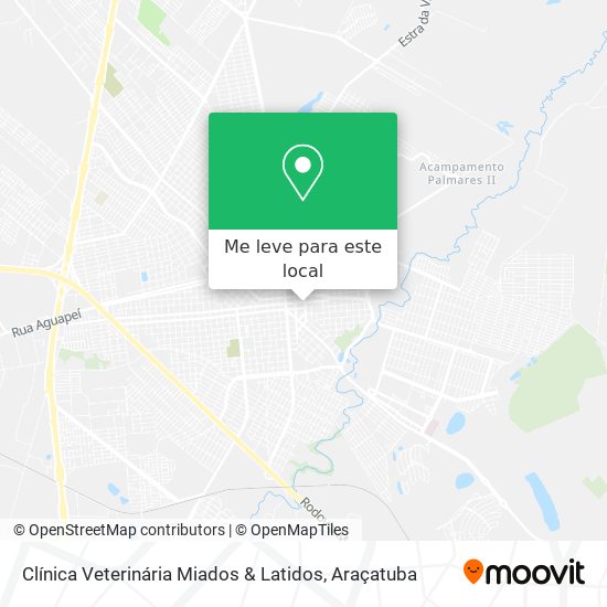 Clínica Veterinária Miados & Latidos mapa