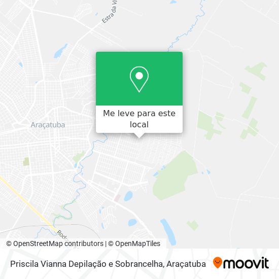 Priscila Vianna Depilação e Sobrancelha mapa