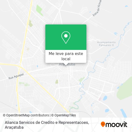 Alianca Servicos de Credito e Representacoes mapa