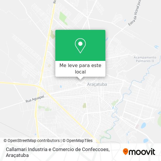 Callamari Industria e Comercio de Confeccoes mapa